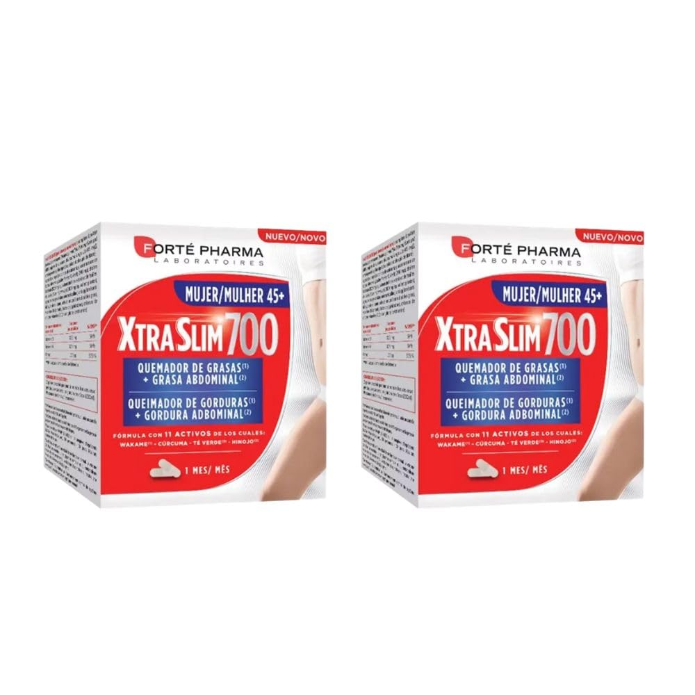 Duplo Control de Peso. XtraSlim 700 Mujer 45+, 120 cápsulas. Forté Pharma