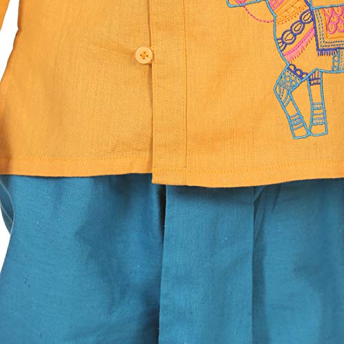 Image of BownBee Kids Ethnic Wear Dhoti Kurta Set | Traditional Festive Clothing for Children | Indian Wedding & Celebration Wear | Comfortable Fit