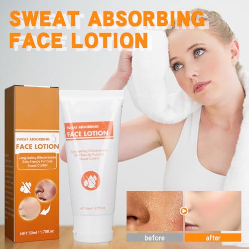 Antitranspirantes, Loção Facial Absorvente de Suor, Controle de óleo de Longa Duração, Bloqueador Su