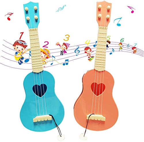 IronBuddy Kid Toy Ukulele 17 Inch 4 String Toy Guitar Musical Instrument Educational