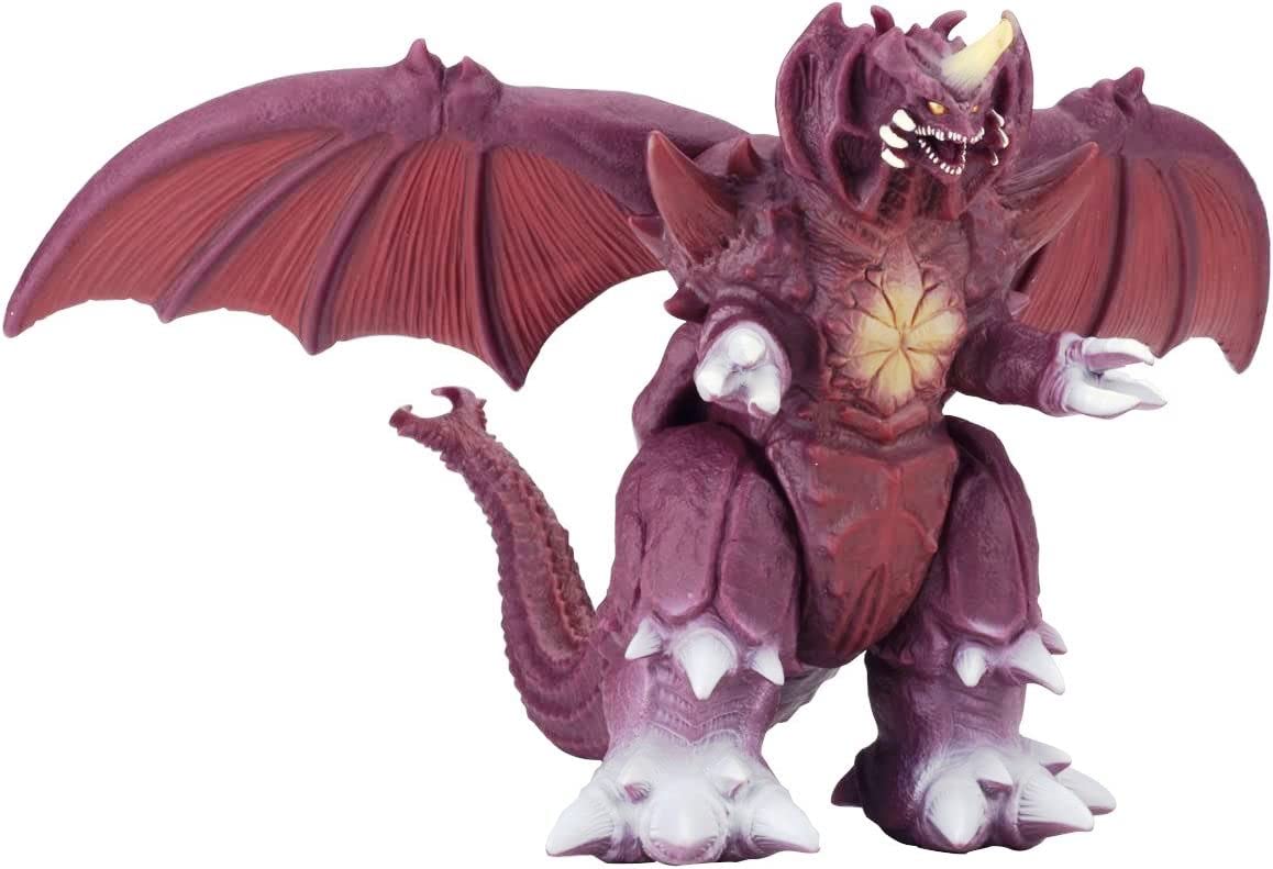 De-Lite™ Action Figures Soft Touch Vinyl Plastic Collectible Model Toys… (DestroyaGodzilla, Maroon Red Colour, 14cm)