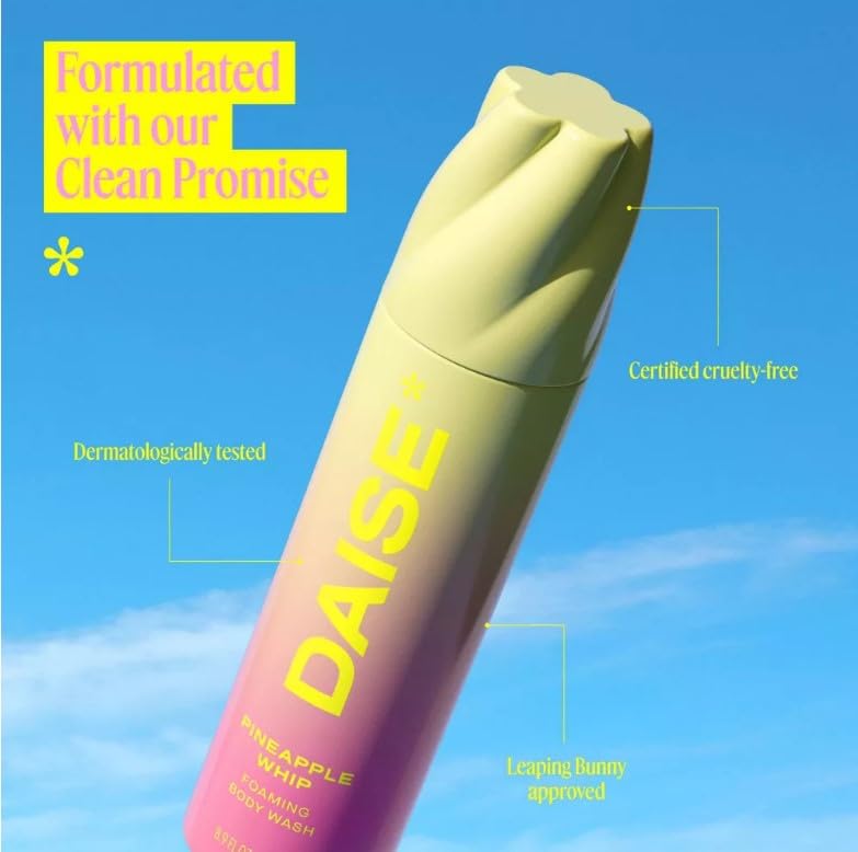 DAISE Foaming Body Wash, Pineapple Scent, 8.8 Oz ~ (1 Pack). - Image 3