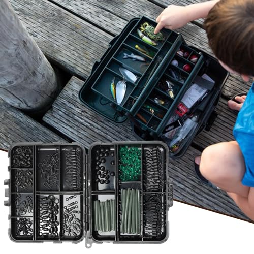 Matériel de pêche à la carpe haute sensibilité avec boîtier portable 300 pièces - 4