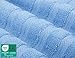 American Soft Linen Luxury 6 Piece Towel Set, 2 Bath Towels 2 Hand Towel 2 Washcloths, 600 GSM 100% Cotton Turkish Towels for Bathroom, Sky Blue Towel Sets