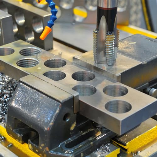 Präzisionsblöcke, Parallelblöcke, Parallelblöcke Metrische, Spannblöcke Metrisch, 1-2-3 Spannblöcke, präzisionsgehärteter Stahl 23-Loch-Spannblock 0,0001Maschinist 123 Vorrichtung für Fräsmaschine