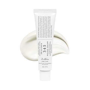 Dr.Althea 345 Relief Cream | Korean Vegan Moisturizer for Soothing Redness & Acne with PDRN Niacinamide Ceramide | Lightweight Face Cream for Sensitive Skin, 50 ml