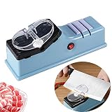 Knife Sharpener Electric Multifunctional Sharpening Kit 4-in-1 for Straight Knives and Scissors with