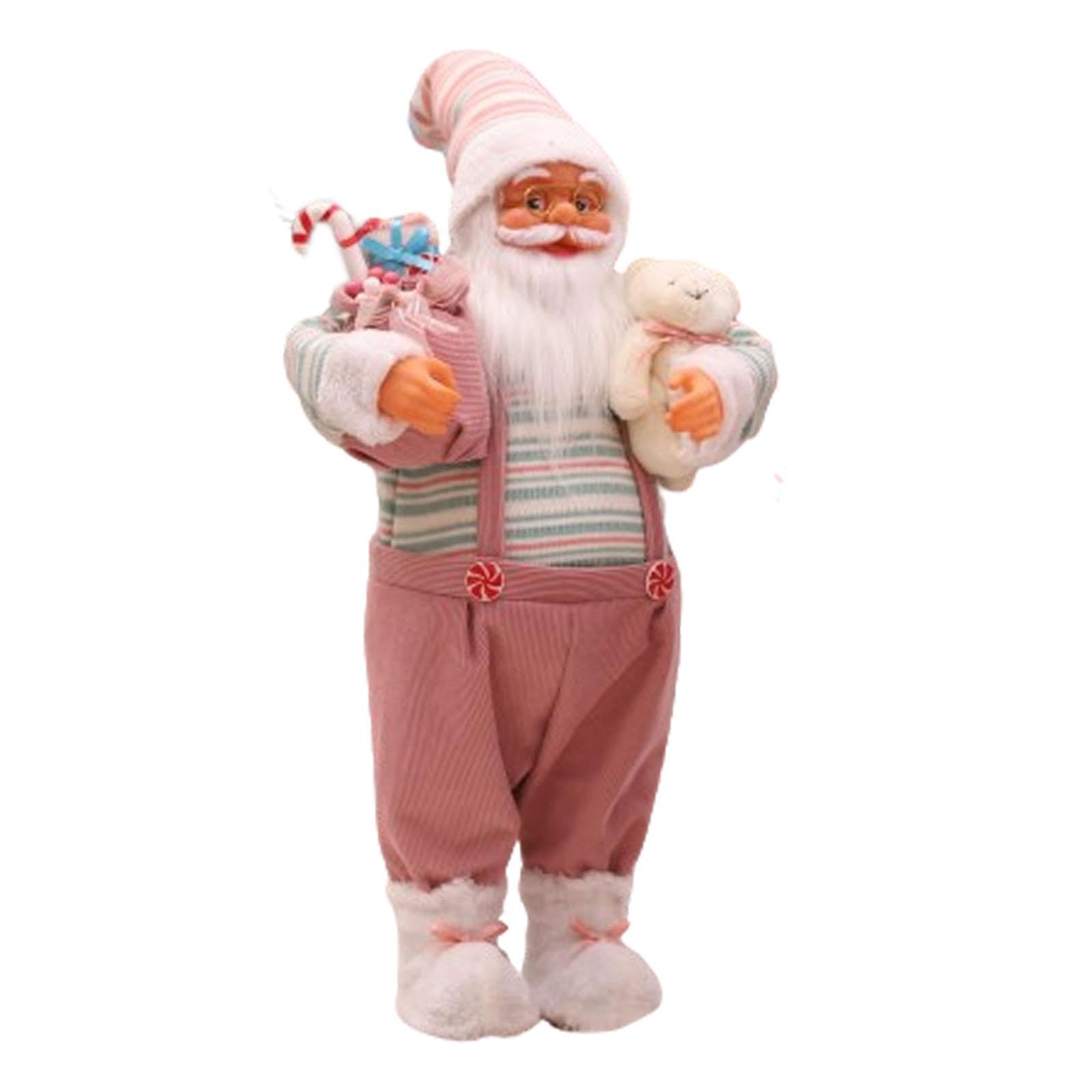 Muñeco Navideño de Papá Noel con Bolsa de Regalos para Escritorio