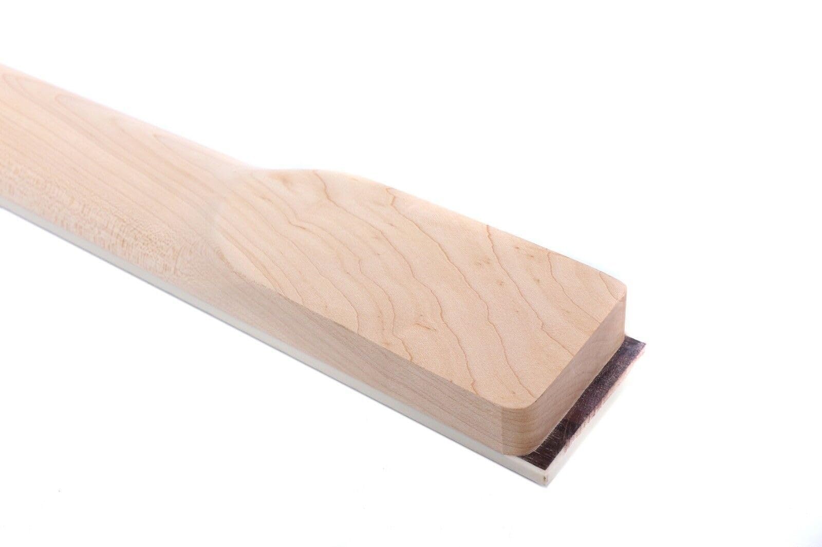 Gitarren-Jackson-Stil, anschraubbarer Ahornhals mit 24 Bünden, 64,8 cm, Palisander-Griffbrett-Hals, eingelegte Gitarrenteile, Ersatz (24 Bünde, 64,8 cm)