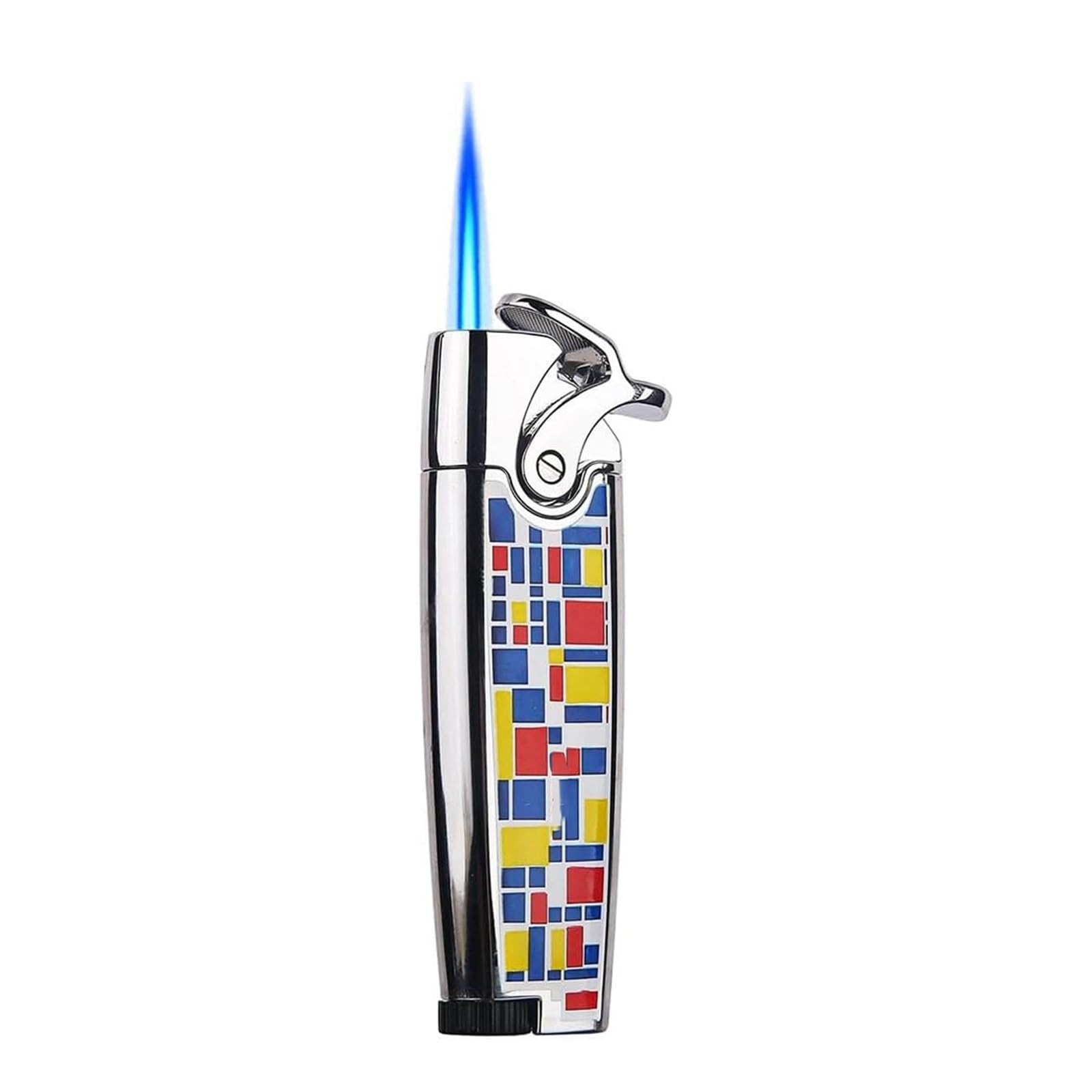 Encendedor de butano fiable para encender velas y chimeneas sin quemarse