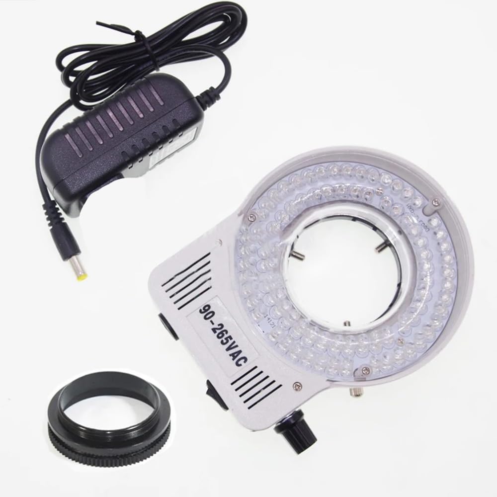 Dimmable Ring Light Microscope LED Ring Light - 5W 80 LEDs 365nm UV ...