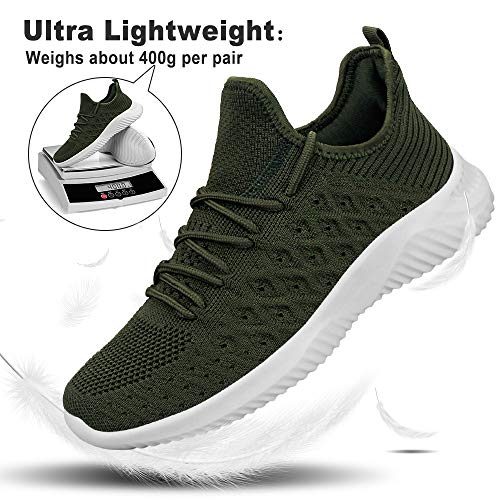 Image of Feethit Mens Slip On Running Shoes Breathable Lightweight Comfortable Fashion Non Slip Sneakers for Men