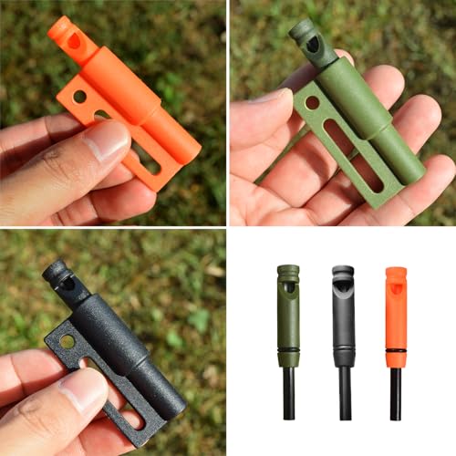 TONIFE Ferro Rod,Fire Starter Survival Tool,Fire Starting Kit,Suitable for Hiking,Camping,Outdoor Survival,Outdoor Survival Companion MT4202 (Plastic-Green) - image 7