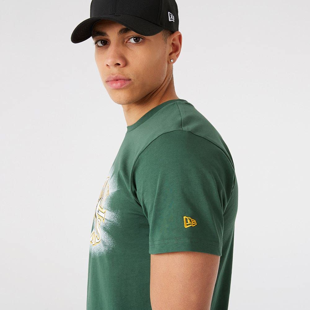 New Era Green Bay Packers NFL Jersey Team Logo Tee T-Shirt - Image 2