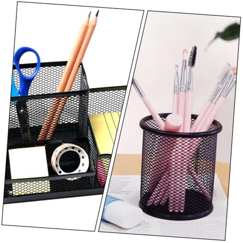 Porte-cartes organiseur de table bureau UKCOCO rangement fer noir - 8