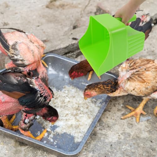 Pala de alimentación sin rebabas MAGICLULU verde de plástico PP resistente 4