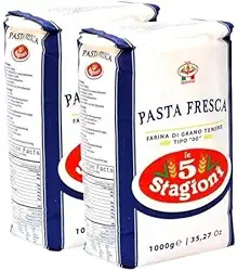 Farinha De Trigo Italiana 00 Le 5 Stagioni Pasta Fresca 2kg