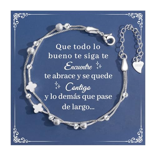 CheersLife Regalos Originales para Mujer Pulsera Mujer Pulsera de la Suerte