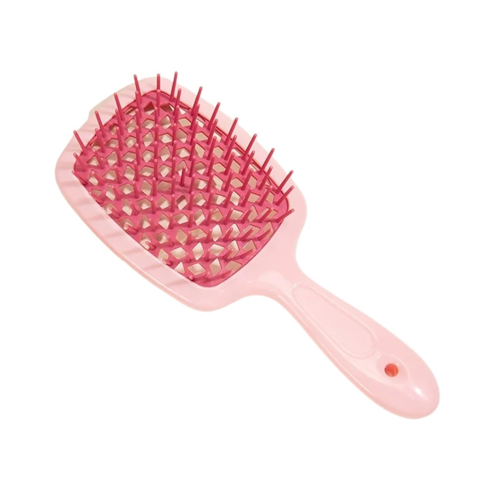 lISusanll Scalp Massage Comb Set - 1/2pcs Hollow Out Comb & Shampoo Brush for Hair Washing & Spa Experience(1pc Comb Dpink)