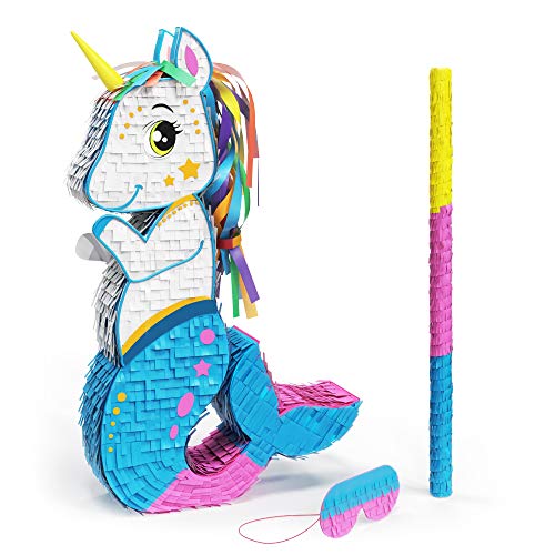 USATO INSIEME AD ALTRI ACCESSORI DI PARTI | Questo set Pinata può essere utilizzato con altre forme di decorazioni per momenti di festa più magici. Il colore scintillante aggiunge più bellezza e vita all'area della festa.