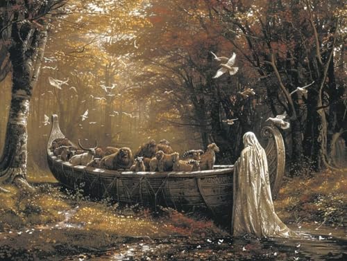 Diamond painting forêt mystique pour décorer votre salon avec élégance