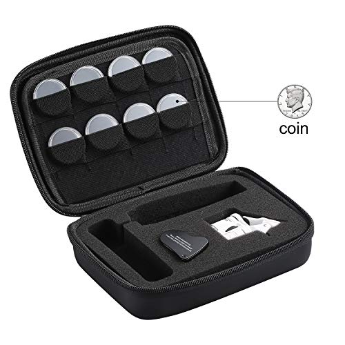 Jiusion Portable Coin Holder Collection Storage Carrying Case Organizer Supplies Set, 16 Pieces