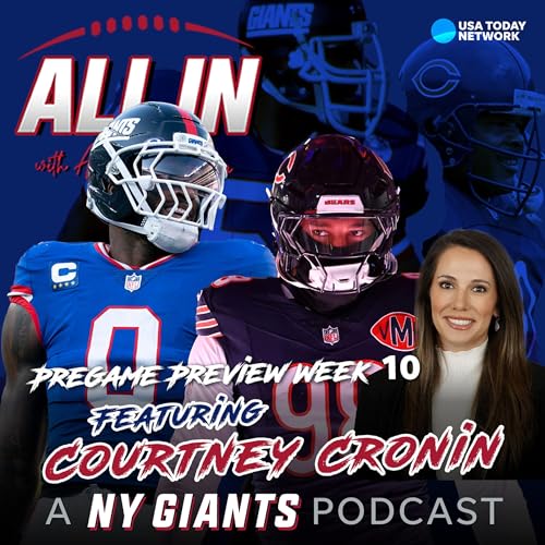 Pregame Preview Week 10: Giants in white in a possible snow game in Chicago, featuring ESPN's Courtney Cronin