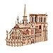 XinQing-Casse-tête 3D 3D Puzzle en Bois Kit de Bricolage du modèle de Construction de la cathédrale Notre-Dame 239 pièces-Un défi de Puzzle pour Les Enfants de Plus de 14 Ans