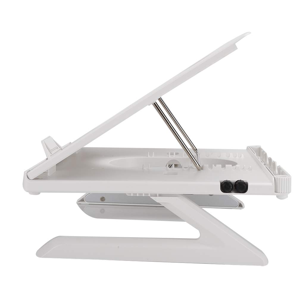 Supporto Pieghevole per Tablet Portatile, Design Antiscivolo, Antigraffio, Staffa di Rialzo Lettura Confortevole per Telefono/tablet/notebook da 12-17"