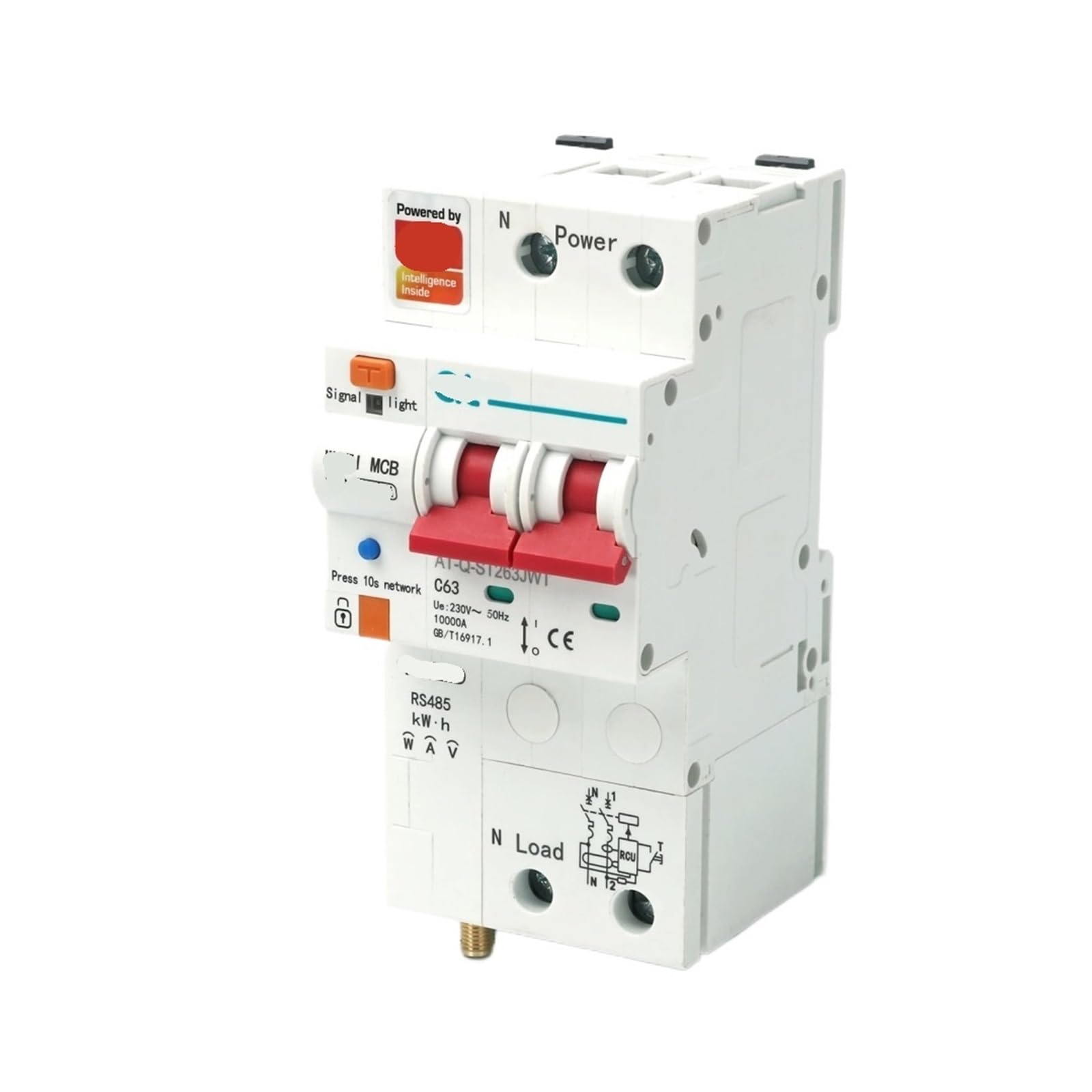 VSPPJYFG 2/4P Intelligent Circuit Breaker Overload Short Circuit Protection with Prepayment Function and metering Function(1)