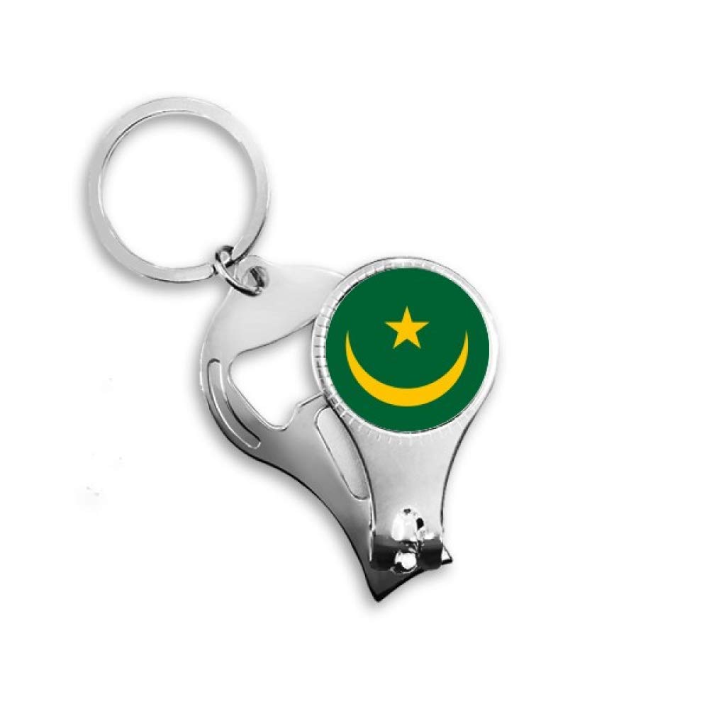Porte-clés Mauritanie blason national Afrique cadeau patriotique souvenir précieux