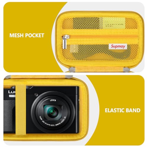 Funda rígida amarilla para cámara Panasonic LUMIX miniatura 4