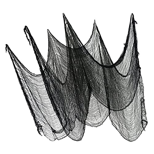 OFFSCH 2pcs Spooky Halloween Gauze Cloth Creepy Decor for Halloween Party Decoration Lightweight and Easy to Cut for Atmosphere Web