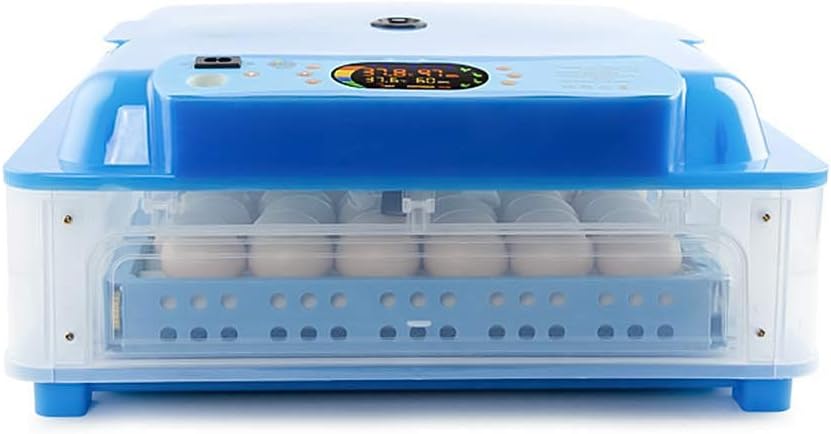 ZFF Incubators For Hatching Eggs Automatic Turning, 64/128 Eggs Digital Temperature Control For Chickens Ducks Birds Family Use (color : 220V, Size : S)