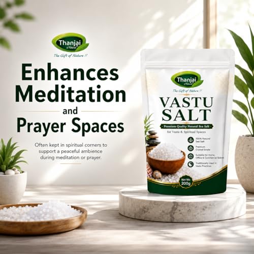 Image of Thanjai Natural Premium Vastu Salt 250g Crystals for Home & Office | Natural Crystal Sea Salt for Vastu & Space Cleansing | Suitable for Living Room, Bedroom, Workplace & Meditation Spaces