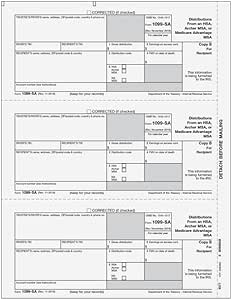 Amazon.com: Formulario de impuestos láser 1099-SA aprobado por el IRS ...