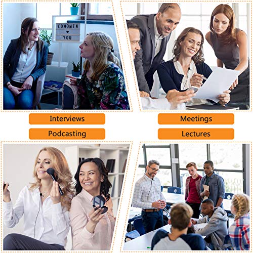 YOTTO Lavalier Mikrofon Ansteckmikrofon Omnidirectional Kondensator Mic Clip on Mikrofon 3.5mm Jack Mikrofon für für… - Image 8