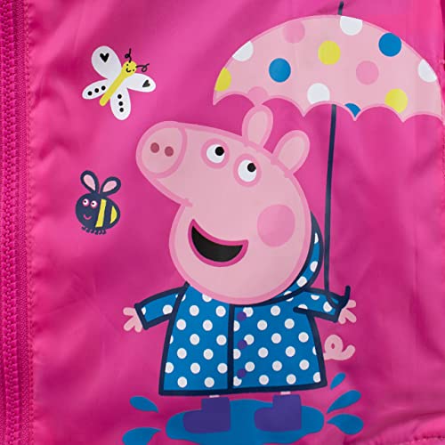 Peppa Pig Raincoat | Girls Raincoat I Pink Kids Jacket | 18M - 8 | Official Merchandise3
