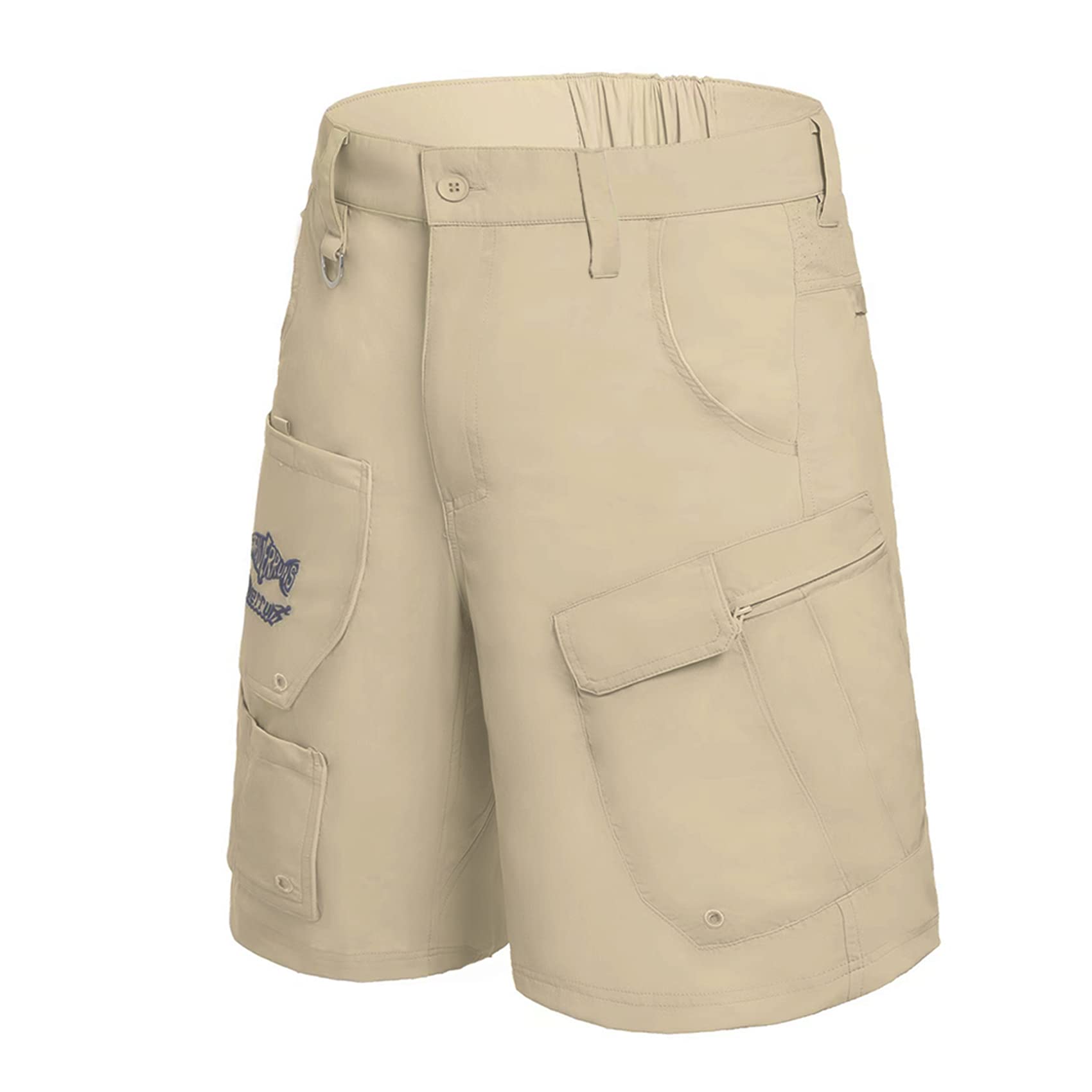 Riverruns9 Pockets Performance Fishing Shorts, Water-Repellant Cargo Short, Breathable UPF 50+ Hiking Shorts