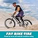 ZUKKA 2er-Pack Fat Bike Tire 20 Zoll E-Bike Reifen Heavy Duty Faltbar Fett Fahrradreifen 20 x 4.0 Fat Fahrrad Mantel für Fatbike, Mountainbike MTB Bicycle Brau