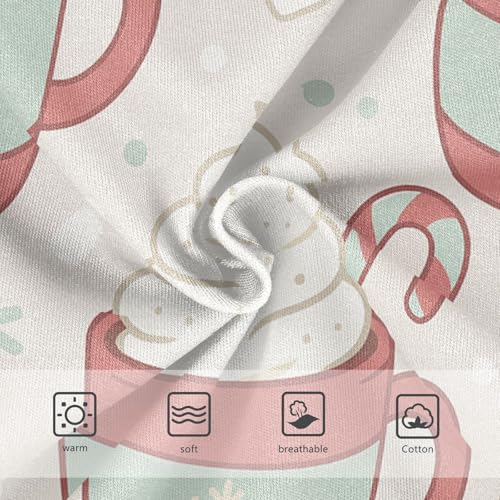 Girls' Cotton Panties Organic Underwear for Baby Girls Seamless Hot Cocoa Pattern3