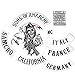 Produktbild Sons of Anarchy Patch zum Aufnähen, 100% identisch mit dem Original und es gibt Germany, France, und Italy patches