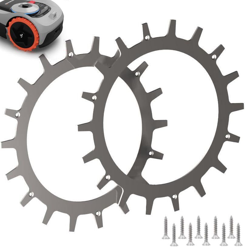Pointes pour robot tondeuse Segway Navimow anti-glissement en acier inoxydable