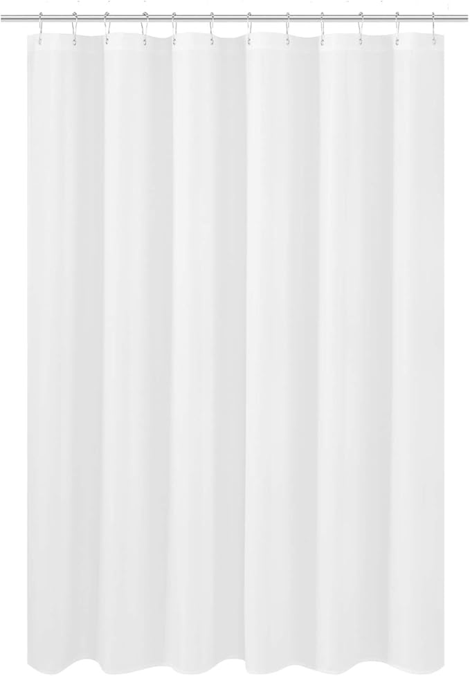 N&Y HOME Fabric Shower Curtain Liner Shorter Size 68 inches