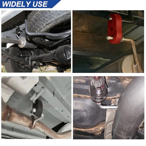 Image of Universal Exhaust Hanger Rod, 4Pcs 10 inch Long 304 Stainless Steel Exhaust Hanger Muffler Hanger