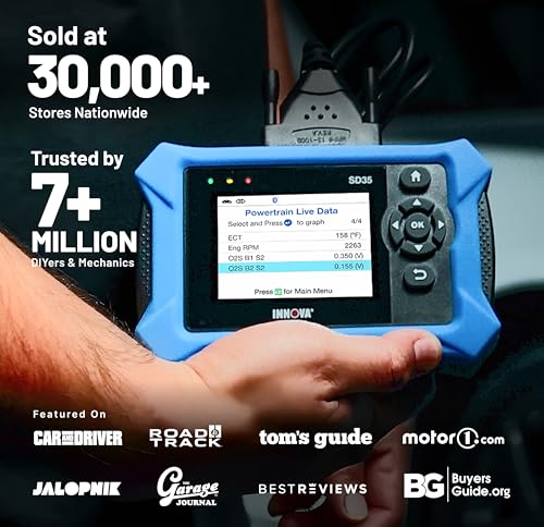 image for Innova SD35 OBD2 Scanner – ABS, SRS, TPMS & Check Engine Code Reader