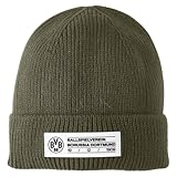 Borussia Dortmund Borussia BVB Beanie - Parche para Fiesta de fútbol, Color Verde Oliva