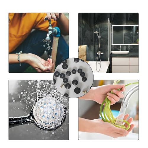 image for QHAJRYYC 58 PCS Faucet Washers, Faucet Washer Assortment Kit, Flat and