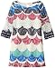 My Michelle Big Girls' Three-Quarter Sleeve Crochet Chevron Sheath Dress