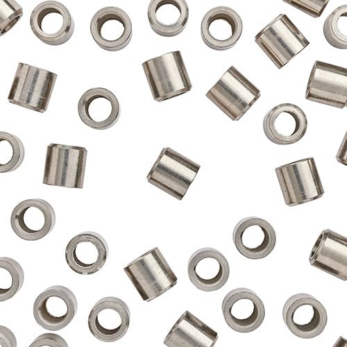 WidgetCo 5mm Stainless Steel Shelf Pins Sleeves, Requires 8mm Holes, Fits 5mm Size Shelf Pins (Qty 100)